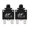 uxcell 2Pcs Thermal Overload Protector AC 125/250V 3A Push Button Reset Circuit Breaker...