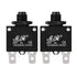 uxcell 2Pcs Thermal Overload Protector AC 125/250V 3A Push Button Reset Circuit Breaker...