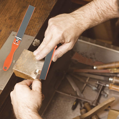 Polishing Sandpaper Kit, 2pcs Manual Sanding Tool Plastic Stick Sand Paper Roll Bar Metal Automotive Woodworking Wood Furniture Finishing Hand Blo...