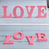Wooden Love Sign Table Top Sign Freestanding Decorative Letter for Wedding Party Home Decor Pink...