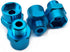 4Pcs 12mm to 17mm Wheel Hex Hub Adapter Conversion Extension for 1/10 RC Car Upgrade 1/8 Tires/Off-Road/Short Card/Big Foot tire(Blue)...