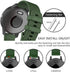 ISABAKE Compatible Vivoactive 3 Band 20mm Strap Soft Silicone Vivoactive 3 Wristband Replacement Band for Venu Sq/Galaxy Active 2/Forerunner 245/6...