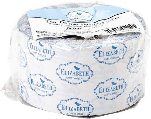 Elizabeth Craft Designs Clear Double-Sided Adhesive Roll, 64mm/2.5-Inch by 27-Yard...