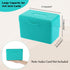 BTSKY 1 Pack 4 x 6 inch Index Card Box - Index Card Holder Notecard Box Recipe Card Box Plastic Storage Organizer for Filling Index Cards, Note Ca...