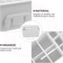 Healifty Toothbrush Holders for Bathroom - Electric Toothbrush Holder Wall Mounted with 6 Toothbrush Slots, 4 Electric Toothbrush Slots & 1 Toothp...