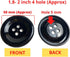 50 mm Large Button 4 Holes Black 15 Pcs for Crafts Making Clothes Sewing and DIY Projects, Scrapbook...