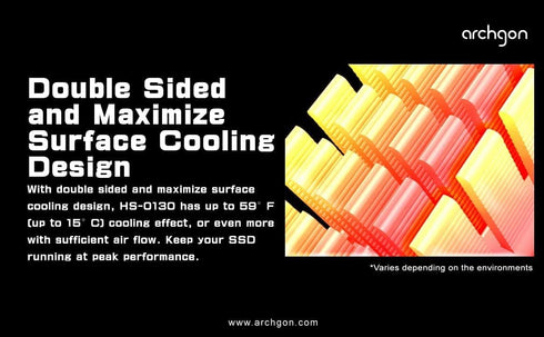 SSD Heatsink M.2 2280 NVMe SSD Aluminium Heatsink Cooler with Thermal Pads for PCIE NVMe M.2 SSD, SATA M.2 SSD (Black HS-0130)...