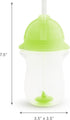 Munchkin Any Angle Weighted Toddler Straw Cups with Click Lock Lid, 10 Ounce, 2 Pack, Blue/Green...