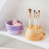 3 in 1 Silicone Makeup Brush Cleaner Bowl, Make up Brush Cleaner Mat with Makeup Brush Drying Holder and Comestic Brush Organizer, Paint Brush Cle...