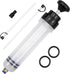 200CC Fluid Extractor Pump, Oil Change Syringe with Hose, Manual Fluid Extractor/Fill Pump for Car Fluid Transfer...