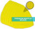 Invisible Glass 95180 Original Reach and Clean Tool Replacement Quick Change Waffle Weave Microfiber Bonnets for Glass Cleaning, Non-Elastic, Pack...