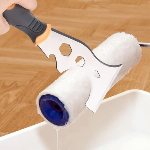 Paint Scraper 16 in 1 Putty Knife Painters Tool Paint Scraper Tool for Wood, Wallpaper Scraper...