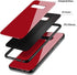 Case for Samsung S10 Plus,with Tempered Glass Quality Back,TPU Frame Hybrid Shell,Slim Covers,Anti-Drop...