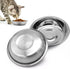 2 PCS Cat Bowls Whisker Friendly, Shallow Wide Flat Cat Food Bowls Stainless Steel,Metal Cat Dishes Whisker Fatigue Relief,Replacement Basic Cat P...
