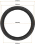 uxcell 15 Inch Speaker Foam Edge Folding Ring Horn Replacement Parts for Speaker Black...
