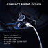 NECESPOW Bluetooth 5.0 FM Transmitter for Car, Dual USB Charger with 3.5MM AUX Cable, Handsfree Call MP3 Music Player...
