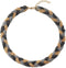 COOLSTEELANDBEYOND Unique Silver Grey Black Gold Statement Necklace Multi-Layer Braided Chains Bib Choker Collar, Party...