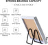 Plate Stands for Display, 3Pack 3Inch Plate Holder Display Stand, Metal Frame holder stand for Book Holder, Picture Stand, Decorative Plate stand,...