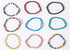 10Pcs Handmade Colorful Beaded Bracelet Anklet Bead Belly Hawaii Bikini Summer Jewelry for Women Girls (10Pcs Anklet)...