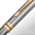 BEILUNER Ballpoint Pens, Stunning Silver Chrome Metal Pen with Golden Trim, Best Ball Pen Gift Set for Men & Women, Professional, Executive, Offic...