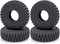 MOHERO 4PCS 1.0" Mud Grappler Rubber Tyre 1.0 Wheel Tires 62 * 22MM for Axial SCX24 90081 AXI00001 002 004 005 006 RC Crawler Car (B Style)...