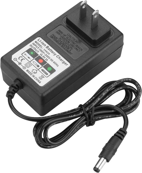 16.8V Charger AC/DC for Screwdrivers Drill Drivers Battery Power Chainsaw 4String Batteries Pack 14.4V 14.8V 14.6v Replacement DC Round 5.5X 2.5mm...