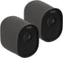 kwmobile 2X Skin Compatible with Arlo Essential Spotlight - Silicone Security Camera Case Outdoor CCTV Cover - Grey...