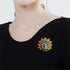 Cute Turkey Rhinestone Thanksgiving Brooch Lapel Pins for Women Girls Fashion Crystal Unique Animal Brooches Pin Ceremony Clothes Accessories Cute...