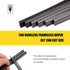 4 PCS Car Wiper Blade Replacement Strip, 28" 45-degree Wiping Angle Boneless Structure Windshield Cleaning Wiper Rubber Strip, Modification Access...