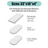 TILLYOU Baby Bassinet Sheets for Girls Boys, Fit for Hourglass Oval Rectangle Bassinet Mattress Sheets, 33”X16”, 2 Pack Grey Clouds...