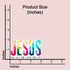 (3pcs) Jesus The Way The Truth The Life Sticker Christian Vinyl Decal Stickers for Water Bottle Laptops Phone Case Car Kindles Hard Hat - 3 x 2"...