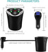 3 Socket Cigarette Lighter Splitter Power Adapter + 3 USB Car Charger 120W 12V/24V DC Outlet with Volt Meter, On/Off Switch for Cell Phone GPS Das...