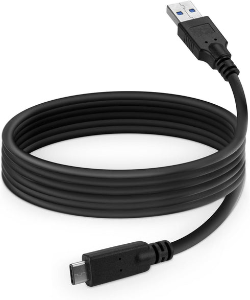 BoxWave Cable Compatible with Doogee S96 Pro - DirectSync - USB 3.0 A to USB 3.1 Type C, USB C Charge and Sync Cable - 6ft - Black...