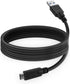 BoxWave Cable Compatible with Doogee S96 Pro - DirectSync - USB 3.0 A to USB 3.1 Type C, USB C Charge and Sync Cable - 6ft - Black...