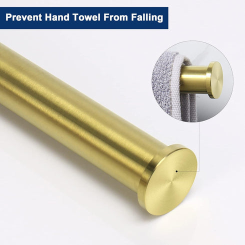 NearMoon Hand Towel Holder/Towel Ring, Thicken Stainless Steel Hand Towel Bar for Bathroom, Rustproof Wall Mounted Towel Rack, Contemporary Style ...