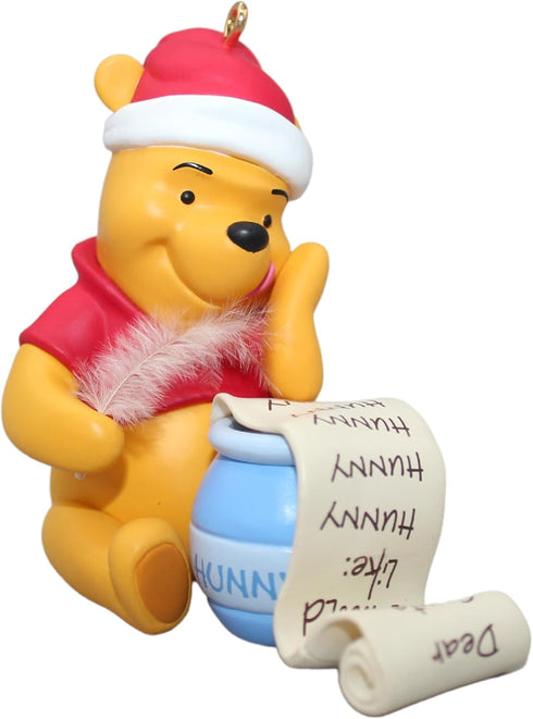 WINNIE THE POOH - POOH'S CHRISTMAS LIST 2006 Hallmark Ornament QXD8323...