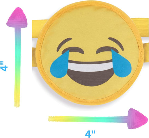 FOMI Kids Hot Cold Gel Ice Packs | 2 Pack | Multi-Use Fun Emoji Designed Wrap for Head, Eyes, Elbow, Wrist, Ankle, Knee | Pain Relief for Children...