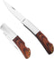 Pocket Knife, EDC Floding Knife with Stainless Steel Blade and Wood Handle, Blade Length 3in...