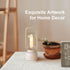 Retro Cordless Lantern Table Lamp, 40 Hours Long Lasting Dimming Night Light, Small Rechargeable Battery Operated Light for Nightstand, Decoration...