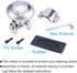 Hypersonic Vehicle Power Handle Car Steering Wheel Spinner Accessory Knob Universal Fit for Car (Silver)...