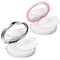 2 Pcs Loose Powder Container with Puff 0.17/0.7 oz Refillable Empty Powder Compact Makeup Powder Travel Container Case Portable Powder Puff and Co...