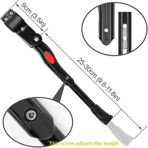 Fat-Cat Adjustable Aluminum Alloy Bicycle Stand for 22"24" 26"28" Mountain Bike/Road Bike/BMX/MTB/City Commuter Bike/Kids Bike/Sport Bike / 700 Ro...