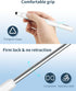 Metapen X1 Universal Stylus Pen for Touch Screens, 2-1 Retractable Pointer & Stylus with Special Flocking Tip, High Precision & Soft, Stylus Pen f...