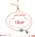 4 Pack Evil Eye Bracelets Pack for Women 14K Gold Plated Blue Evil Eye String Protection Bracelet Aesthetic Jewelry...
