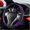 Leather Car Steering Wheel Cover, Universal 15 Inch for Car Truck SUV, Non-Slip and Breathable, Sport Style Design Odorless Steering Wheel Protect...