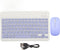 Keyboard and Mouse,Ultra Slim Bluetooth Keyboard and Mouse Combo Rechargeable Portable Keyboard Mouse Set for Laptop PC Cellphone(for)...