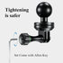 BRCOVAN Aluminum Alloy Tripod Mount Adapter with 1'' Ball & Camera 1/4"-20 Thread, Compatible with RAM Mounts B Size 1 Inch Ball Double Socket Arm...