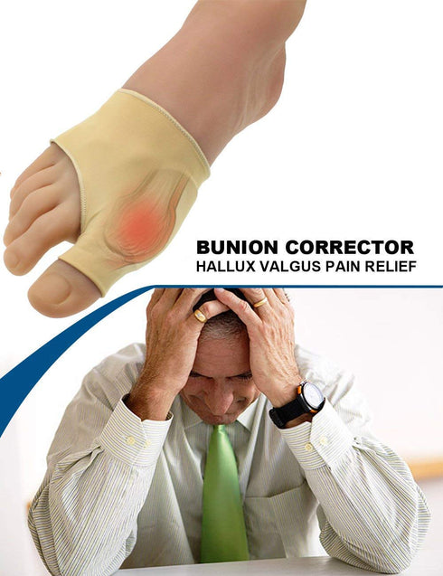 CYG&CL Bunion Corrector and Bunion Pain Relief Sleeves Toe Protector with Gel Toe Spacers, Built-in Soft Silicone Pads for Big Toe Straighten, Hal...