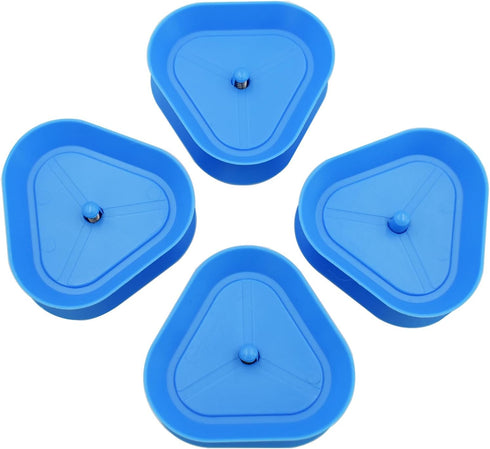 Yuanhe Playing Card Hand Holders - Triangle Shaped Hands-Free Poker Game Card Holder Trays, Set of 8...