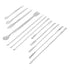 Laboratory Spatula, Stainless Steel Medicine Spoon Laboratory Scraper Stainless Steel Laboratory Scraper Mini Spoon Set for Trace Drugs, Lab Spatu...
